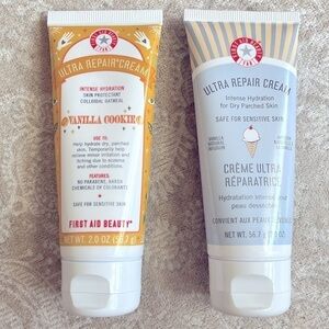 Brand New First Aid Beauty Intense Hydration Moisturizer Ultra Repair Cream Set